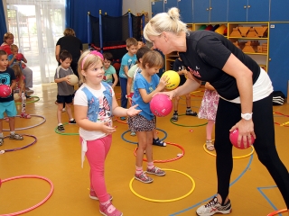 Labda Banda a Napsugár oviban - fotó: Sándor Judit