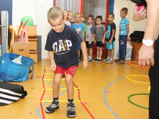 Labda Banda a Napsugár oviban - fotó: Sándor Judit