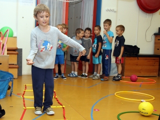 Labda Banda a Napsugár oviban - fotó: Sándor Judit