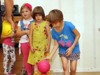 Labda Banda a Napsugár oviban - fotó: Sándor Judit