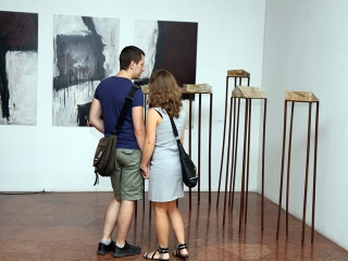 Helyben vagyunk! - kiállítás a KMI-ben - fotó: Sándor Judit