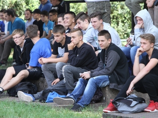 Gólyaavató a Dunaferr iskolában - fotó: Sándor Judit