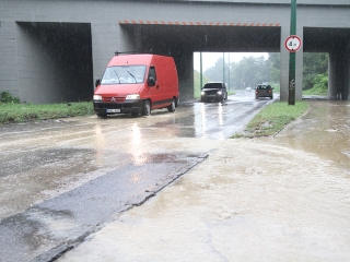 Égszakadás Dunaújvárosban - fotó: Sándor Judit