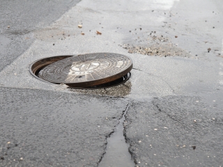 Égszakadás Dunaújvárosban - fotó: Sándor Judit
