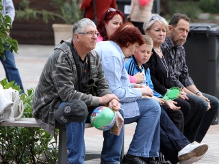 Élet-Stílus - egy nap a sportról és egészségről a Városháza téren - fotó: Sándor Judit