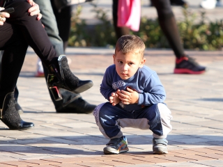 Élet-Stílus - egy nap a sportról és egészségről a Városháza téren - fotó: Sándor Judit