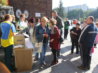 Tízezer lépés érted és értük - fotó: Ónodi Zoltán