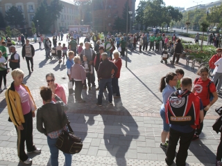 Tízezer lépés érted és értük - fotó: Ónodi Zoltán