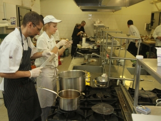 Mesterszakács vizsga a Fészekben - fotó: Ónodi Zoltán
