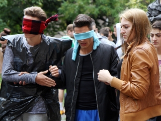 Gólyaavató a Rostiban - fotó: Sándor Judit