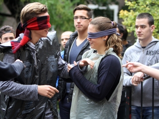 Gólyaavató a Rostiban - fotó: Sándor Judit