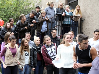 Gólyaavató a Rostiban - fotó: Sándor Judit