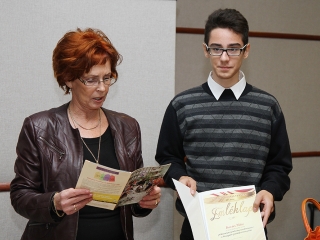 A hónap diákjait köszöntötte Cserna Gábor polgármester - fotó: Sándor Judit