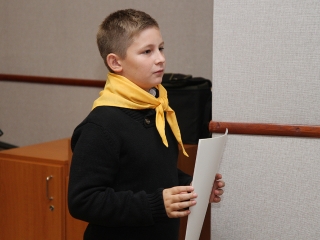 A hónap diákjait köszöntötte Cserna Gábor polgármester - fotó: Sándor Judit