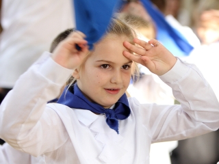 Gólyaavató az Aranyban - fotó: Sándor Judit