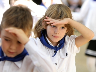 Gólyaavató az Aranyban - fotó: Sándor Judit