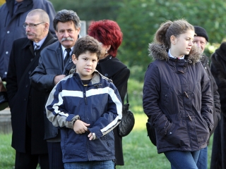 Az 1956-os forradalom hőseire emlékezve - fotó: Sándor Judit