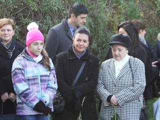 Az 1956-os forradalom hőseire emlékezve - fotó: Sándor Judit