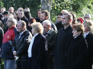 Az 1956-os forradalom hőseire emlékezve - fotó: Sándor Judit