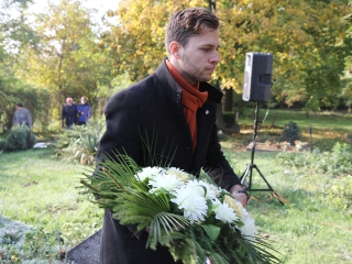 Az 1956-os forradalom hőseire emlékezve - fotó: Sándor Judit