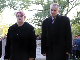 Az 1956-os forradalom hőseire emlékezve - fotó: Sándor Judit