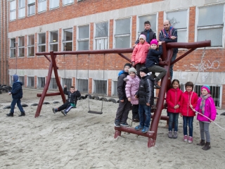 Játszótér a Petőfiben - fotó: Ónodi Zoltán