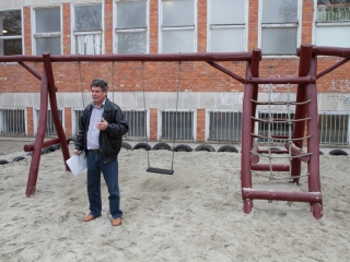 Játszótér a Petőfiben - fotó: Ónodi Zoltán