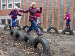 Játszótér a Petőfiben - fotó: Ónodi Zoltán