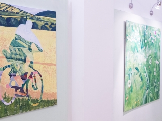 Füves képek a Bartók aulájában - fotó: Ónodi Zoltán