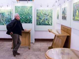 Füves képek a Bartók aulájában - fotó: Ónodi Zoltán