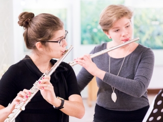 Füves képek a Bartók aulájában - fotó: Ónodi Zoltán