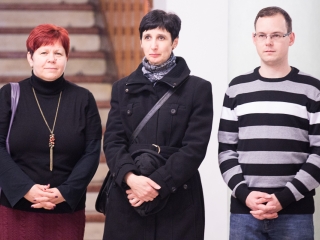 Füves képek a Bartók aulájában - fotó: Ónodi Zoltán