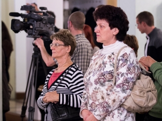 Füves képek a Bartók aulájában - fotó: Ónodi Zoltán