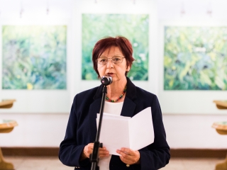 Füves képek a Bartók aulájában - fotó: Ónodi Zoltán