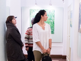 Füves képek a Bartók aulájában - fotó: Ónodi Zoltán