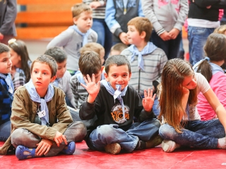 Elsősavató a Dózsa iskolában - fotó: Ónodi Zoltán