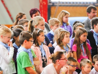 Elsősavató a Dózsa iskolában - fotó: Ónodi Zoltán