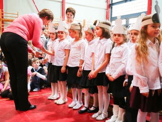 Elsősavató a Dózsa iskolában - fotó: Ónodi Zoltán