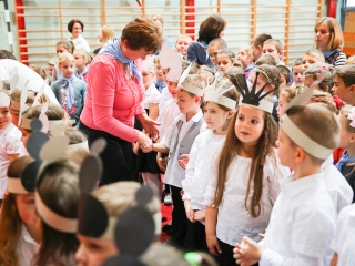 Elsősavató a Dózsa iskolában - fotó: Ónodi Zoltán