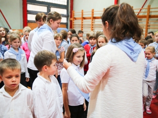 Elsősavató a Dózsa iskolában - fotó: Ónodi Zoltán