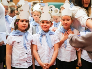 Elsősavató a Dózsa iskolában - fotó: Ónodi Zoltán