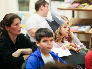 Adamik Zsolt- találkozó a gyerekkönyvtárban - fotó: Ónodi Zoltán