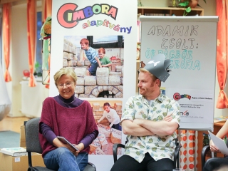 Adamik Zsolt- találkozó a gyerekkönyvtárban - fotó: Ónodi Zoltán