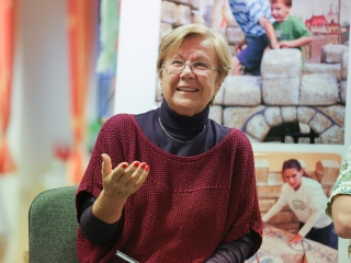 Adamik Zsolt- találkozó a gyerekkönyvtárban - fotó: Ónodi Zoltán