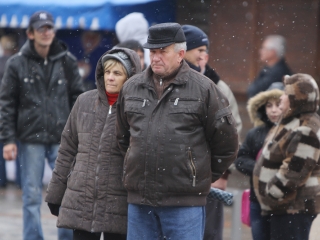 Kolbászfesztivál a Városháza téren - fotó: Sándor Judit