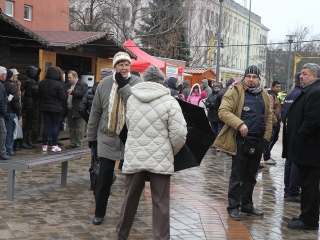 Kolbászfesztivál a Városháza téren - fotó: Sándor Judit