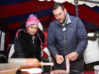 Kolbászfesztivál a Városháza téren - fotó: Sándor Judit