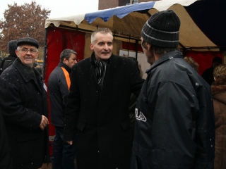 Kolbászfesztivál a Városháza téren - fotó: Sándor Judit