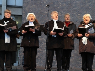Kolbászfesztivál a Városháza téren - fotó: Sándor Judit