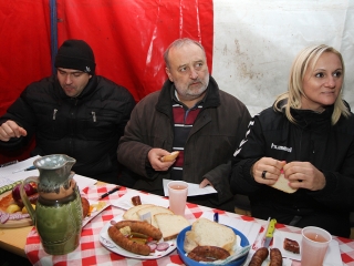 Kolbászfesztivál a Városháza téren - fotó: Sándor Judit